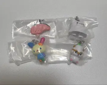 산리오 메지루시 액세서리 Part.2 우사하나 코로코로쿠리린 4점