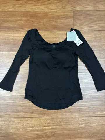 UNIQLO 마메쿠로구치 히트텍 리브 브라 T셔츠 실크 블렌드