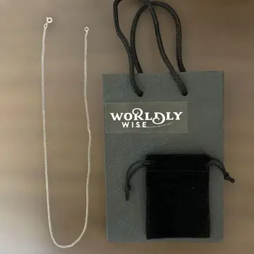 WORLDLY-WISE 실버925 목걸이 46cm