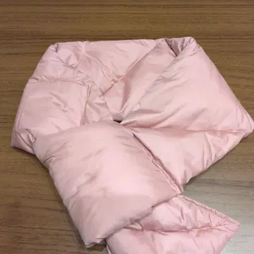 HARUO DOWN 다운 머플러 핑크 97cm
