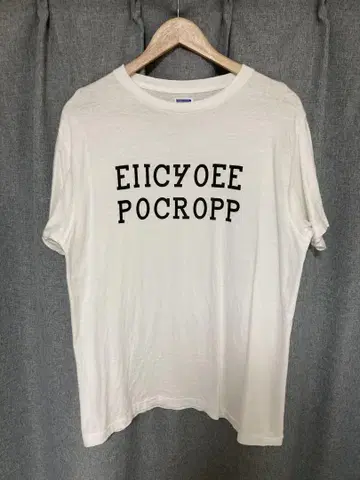 더블웍스 EIICYOEE POCROPP 티셔츠 스며드는 프린트