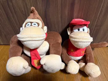 닌텐도 동키콩 디디콩 부자 봉제 인형 2개 세트