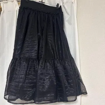 adidas 허리 밴딩 튤 맥시 스커트