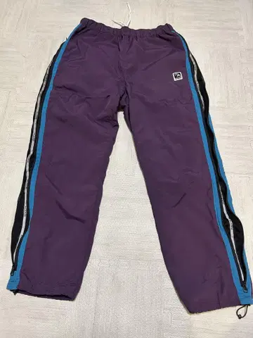 XLARGE 보라색 나일론 팬츠 퍼플 트랙 팬츠