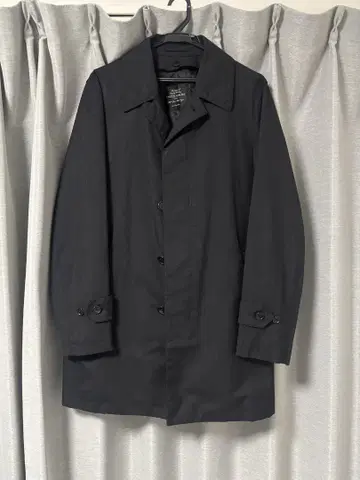 UNITED ARROWS 블랙 2WAY 스텐카라 코트 S