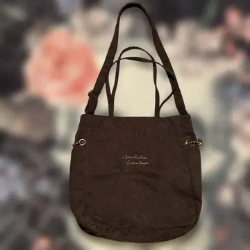 dearful corduroy 2way tote bag