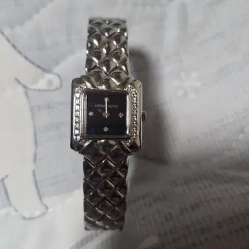 LIVINGSTONE 실버 블랙 손목시계