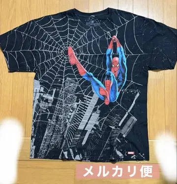 [ 즉시 구매 ] marvel 마블 스파이더맨 구제 의류 T셔츠 USED