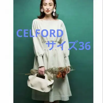 CELFORD 스캘럽 니트 원피스 민트