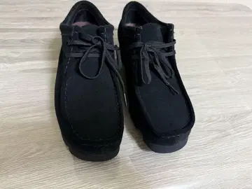 클락스 왈라비 고어텍스 스웨이드 블랙 25.5