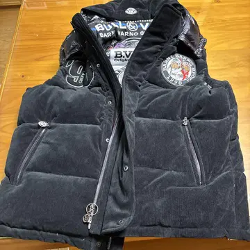 코듀로이 다운 자켓 블랙 1998년