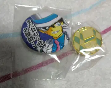 명탐정 코난 아오야마 고쇼 고향관 돗토리 한정판 핀즈 캔뱃지 키드 세트