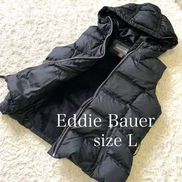 Eddie Bauer 에디바우어 다운 베스트 L 블랙 벨트
