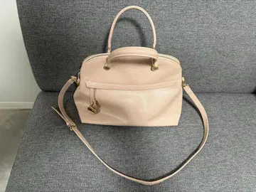 FURLA 천연 가죽 핑크 핸드백