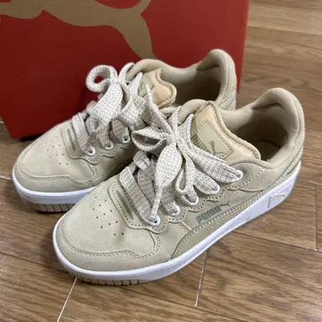 PUMA 스니커즈 베이지 스웨이드