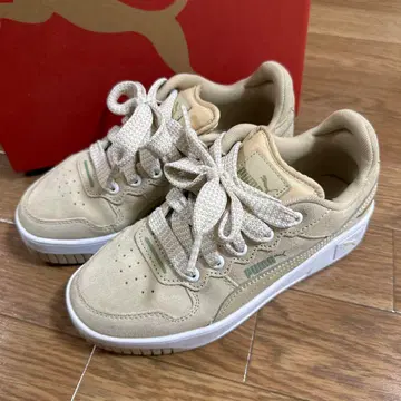 PUMA 스니커즈 베이지 스웨이드