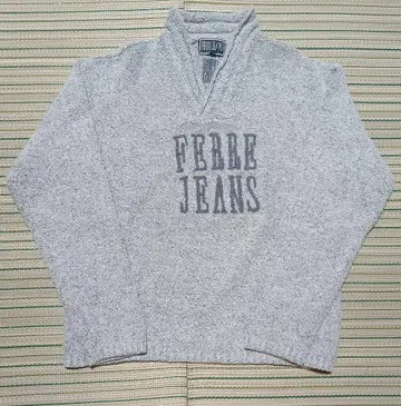 FERRE JEANS 그레이 긴팔 티셔츠