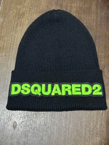 DSQUARED2 블랙 니트 모자