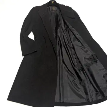 Mener Bateau 프랑스제 원단 캐시미어 혼방 롱 코트 다크 그레이