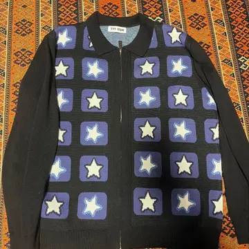 TTTMSW Star television zipup knit polo