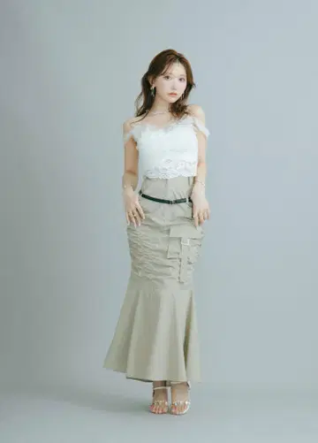 crayme Gather Cargo Skirt