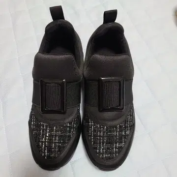 주얼 카날레토 블랙 슬립온 경량 에어 통굽
