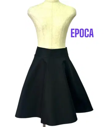 EPOCA 블랙 플레어 스커트 40