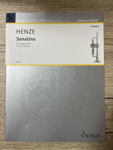 Henze 소나티네 트럼펫 솔로