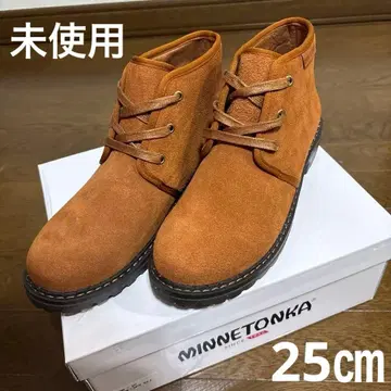 MINNETONKA 브라운 스웨이드 부츠