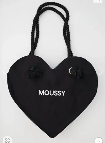 MOUSSY 하트 토트백