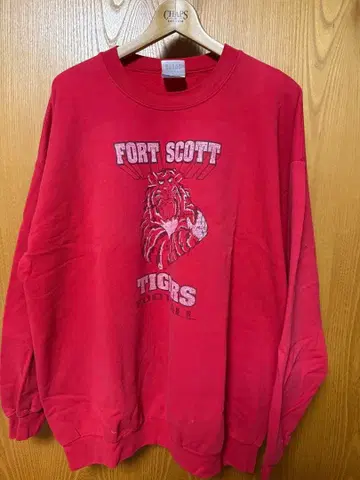 FORT SCOTT TIGERS 풋볼 맨투맨 XXL