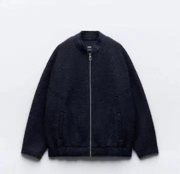 ZARA 부클 오버 사이즈 봄버 자켓