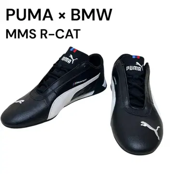 [ 새상품급 ] PUMA BMW 가죽 스니커즈 스피도캣 블랙