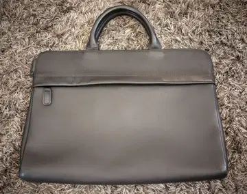 TRION 트라이온 블랙 가죽 비즈니스 백 브리프 케이스