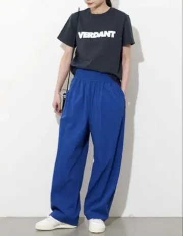 JOURNAL STANDARD 나일론 스트레치 와이드 팬츠