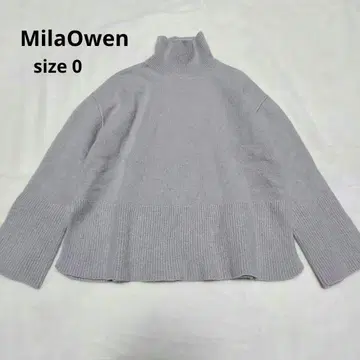 Mila Owen 울 캐시미어 터틀넥 니트 오버 사이즈 0
