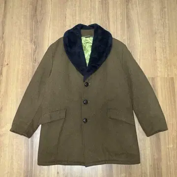60s Van Heusen 보아 숄카라 코트 사이즈 40