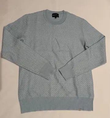 EMPORIO ARMANI 라이트 블루 스웨터 XS