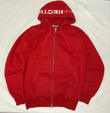 00s realmad HECTIC 리얼 머드 헥틱 L 후드티 빨간색