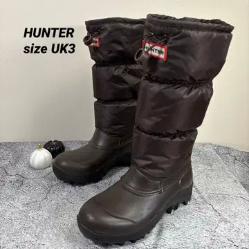 하자품 HUNTER 헌터 스노우 부츠 눕시 레인부츠 UK3