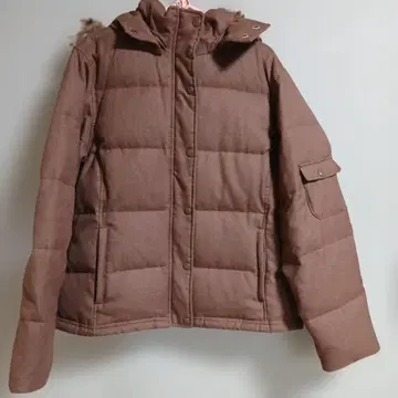 Eddie Bauer 브라운 다운 자켓