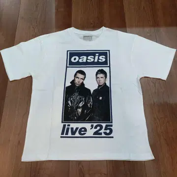[ 미사용 새상품 ] oasis live'25 티셔츠 M 사이즈