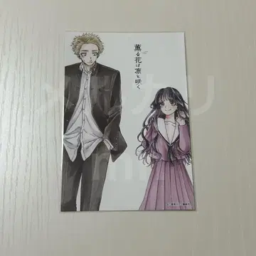 향기로운 꽃은 늠름하게 피다 1권 표지 그림 원작 그림 엽서 1장