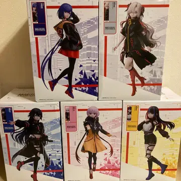 카미츠바키시 건설 중 피규어 5개 세트