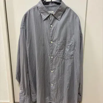 HICOUNT WASHER TWILL SHIRT DUSTY SAX M
