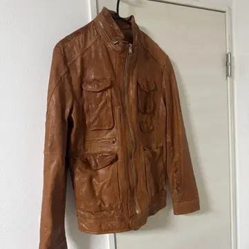 브라운 라이더 자켓