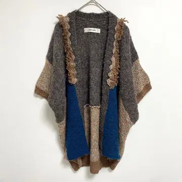슈퍼 하카 알파카 울 린넨 가디건