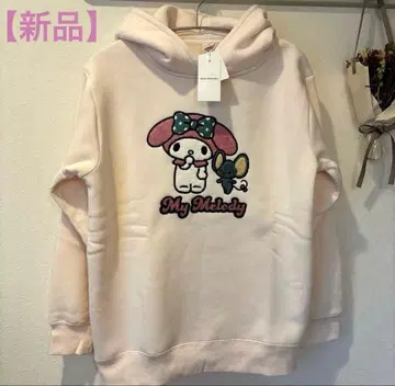 [ 미사용 새상품 ] Sanrio 마이멜로디 플랫 후드티