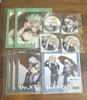 Dr.STONE 색지 & 캔뱃지 세트