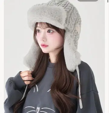 다리치 더블 패브릭 플라이트 캡 GRY